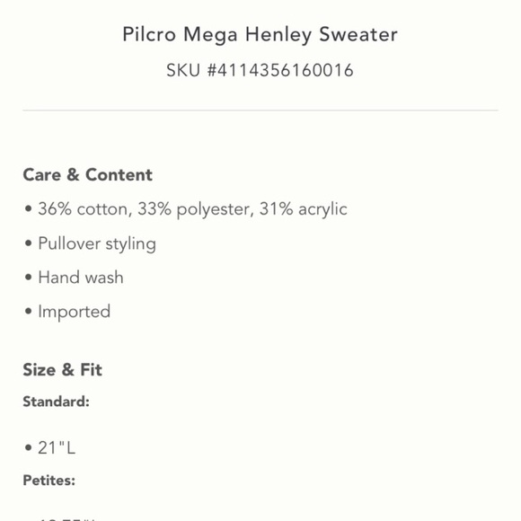 Navy Pilcro Mega Henley Sweater - Picture 3 of 3